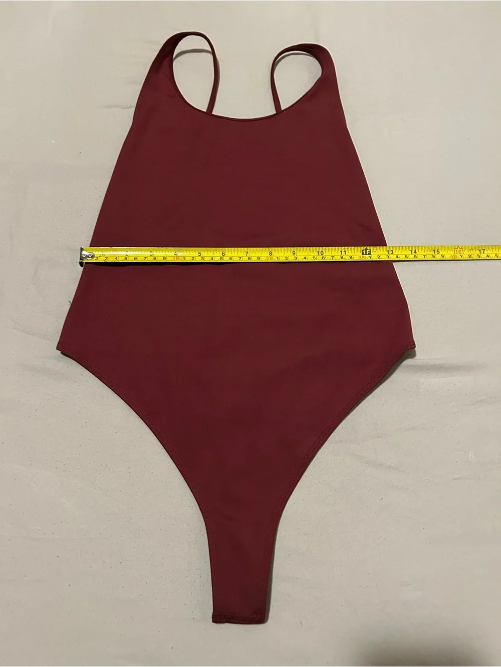 Free People Burgundy Scoop-Back One-Piece Swim